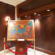 Paintings on display