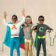Superhero costumes the kids can help make, complements of MarthaStewart.com.