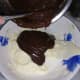 Add melted dark chocolate to the cream cheese mix and stir well