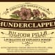 Dr. Rush's &quot; Thunderclappers&quot; a toxic laxative that contained Mercury. Once taken the body would purge the poison (Mercury) and everything else in one's bowels. 