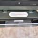 End of bag is laid so that it is positioned inside the area defined by the black gasket