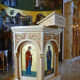 Pulpit inside St. Basil the Great Greek Orthodox Church