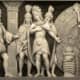 3. "Cortez and Montezuma at Mexican Temple" (1520) Constantino Brumidi 1878-1880