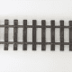 Section of Straight Track with solid brass rails (LGB 1000, 300 mm/11.8 in, G scale)