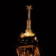 The Eiffel Tower at night