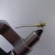 Secure the wrapped Grizzly Hackle, whip finish, and cut thread.