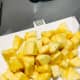 Sweet yellow and juicy pineapple.