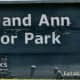 Signage in the park
