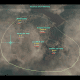 On the map screen, you'll see where you're landing and the ratings for locations around the map in terms of likelihood of NPCs, data drives, and deployables.