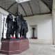 The sculpture at the RAF Bomber Command Memorial.