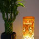 Tiger face cylinder lantern (lighted)