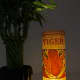 Lighted cylinder tiger lantern
