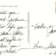 signed vintage reproduction postcards from my wedding