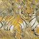 Semi-abstract tiger painting.