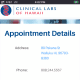 Once scheduled, you will receive an appointment details confirmation by email.