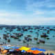 This is a fishing village, at which fishermen exchange their catches 