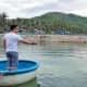 I wish to hang out on a boat in a fishing village inside Vinh Xuan Bay