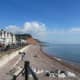 Sidmouth and Beach, looking East