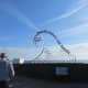 Sculptured Waves on Seaton seafront