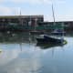 Harbour and Quayside where Business Rates for off-loading are listed on the wall