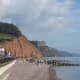 Eastwards, the russet soil dominates this coastline