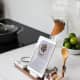 This charging port is one of the best modern Hufflepuff devices I can find, regardless of any room. The wooden accouterments and sugar holders scream Hufflepuff. It also gives you a modern way to look up recipes.