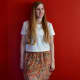 The shirt is made of renewable, biodegradable, and hypoallergenic fabric.