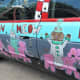 Detailed view of the Meow art car