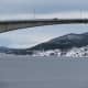 About to go under the Bridge in Tromso