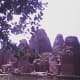 Majestic and lonesome rock temples of masroor