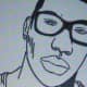 A artist's rendition of her son Jaleel.