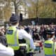 Anti-Lockdown protest London, April 2021.