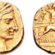 Gold and silver shekels were common forms of ancient money. 