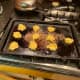 Step 2: After adding eggs to the dough and mixing, form the balls.
