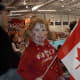 A pretty cute Canadian fan! Her auntie was skating and won the silver medal.