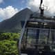 The Ngong Ping Cable Car is a 5.7-kilometer (3.5-mile) long bi-cable gondola lift system (referred to by its operators as a &quot;cable car&quot;.