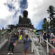 The statue stands 34 meters (112 feet) tall and is constructed up of more than 200 bronze components weighing more than 250 metric tonnes. To reach the statue's base, 482 meters (1,581 feet) above sea level, visitors must climb 268 stairs.