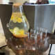 After a long drive, I took a glass of fresh and cool iced water at the front desk.