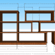 DIY modular bookshelf