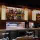 The bar looks like it belongs in the 1920's.