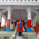 My friend, Shweta Joshi at the footsteps of MotaNaath Mahaadev Temple ....
