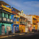 The beautiful streets of Cartagena.
