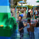 Swabbie's Deck is a zero-depth splash pad for young children.