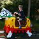 The Royal Joust is a favorite of young children. Kids over the age of 12 may not ride.