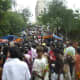 Crowds during Bandra Fair