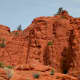 These red bluffs are near the Chapel of the HIlls, which is built on the mountain side.
