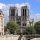 Historic Sites and Architecture Around the World. The 13th Century Cathedral of Notre Dame in Paris, France
