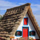 Photographs of Subjects from Around the World. Traditional triangular dwelling, on the north coast of Madeira