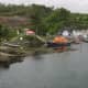 Port Askaig as seen from the deck of an approaching ferry