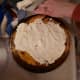 The buttercream takes a long time to make. I recommend heating up two saucepans. Take out another saucepan and melt the white chocolate chips over a saucepan simmering with water.